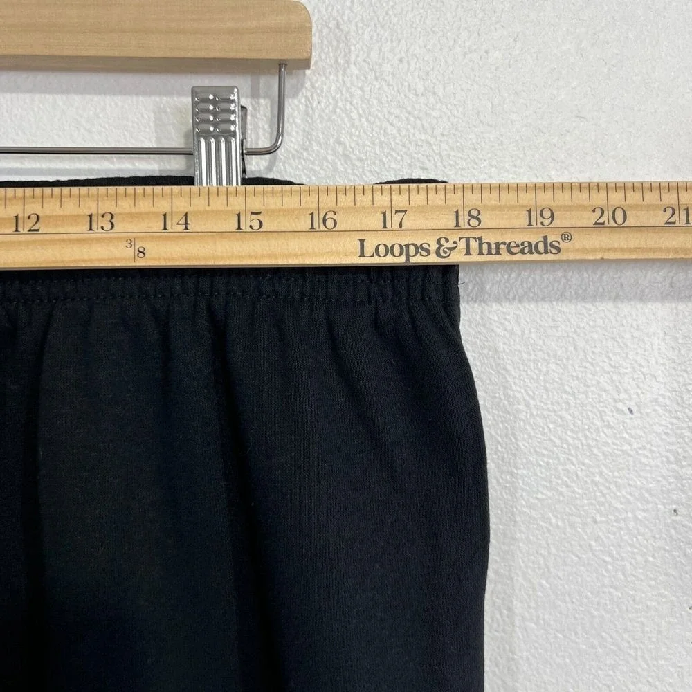 Champion Authentic Athletic Wear Jogger Pants Men XL Black Drawstring Cotton Gym